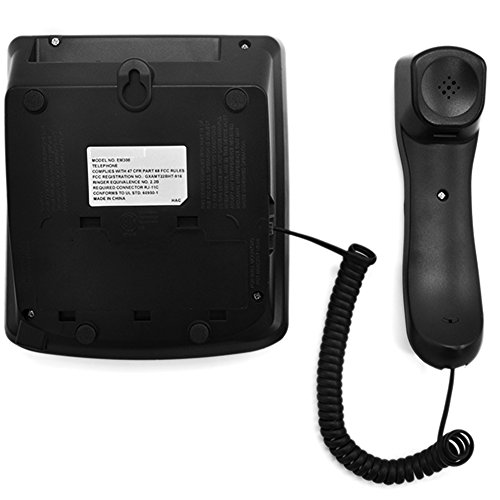 LeeKer LKP02B Big Button Corded Telephone for Elderly perfect for Low