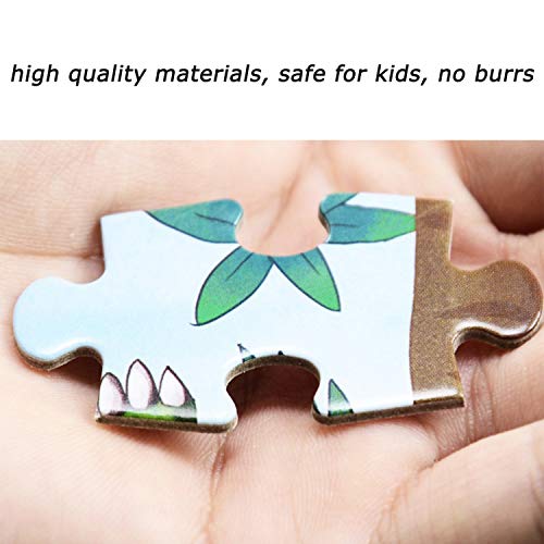 100 Piece Jigsaw Puzzles for Kids Ages 4-8 Puzzles for Toddler Dinosaur Puzzle Children Learning Preschool Educational Puzzles Toys for Boys and Girls - Thumbnail 4