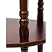 Home Source Industries AF9712 Decorative Phone Stand with 3 Shelves, Mahogany