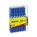 Marks-A-Lot  Large Chisel Tip Permanent Marker Set, Blue, Pack of 12 (98410) primary