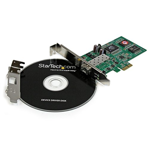 StarTech.com PCI Express Gigabit Ethernet Fiber Network Card with Open SFP (PEX1000SFP2)
