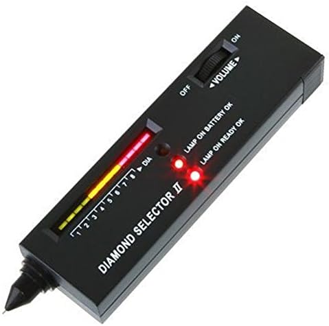 Professional Diamond Selector II Test Kit with Pen and Gemstone Jewelery Tester Tool,LED Electronic Diamond Tester for Novice and Expert