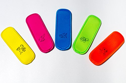 Boubron Popsicle Sleeves (5 pack) - Assorted Colors and Animals