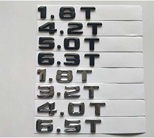 Amazon Taydmeo 車の排気量変位エンブレムエンブレム1 5t 1 6t 1 8t 2 0t 3 0t 4 0t 5 0t 6 0t 6 3t 3 2t 4 5t ステッカー デカール 車 バイク