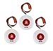 Wireless Caregiver Pager Softly Sound Alert System Nurse Call Help Buttons for Elderly Patient at Home 3 Buttons