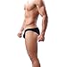 iKingsky Men's Modal Bulge Briefs Sexy Low Rise Pouch Bikini Underwear (X-Large, 4 Pack-2)