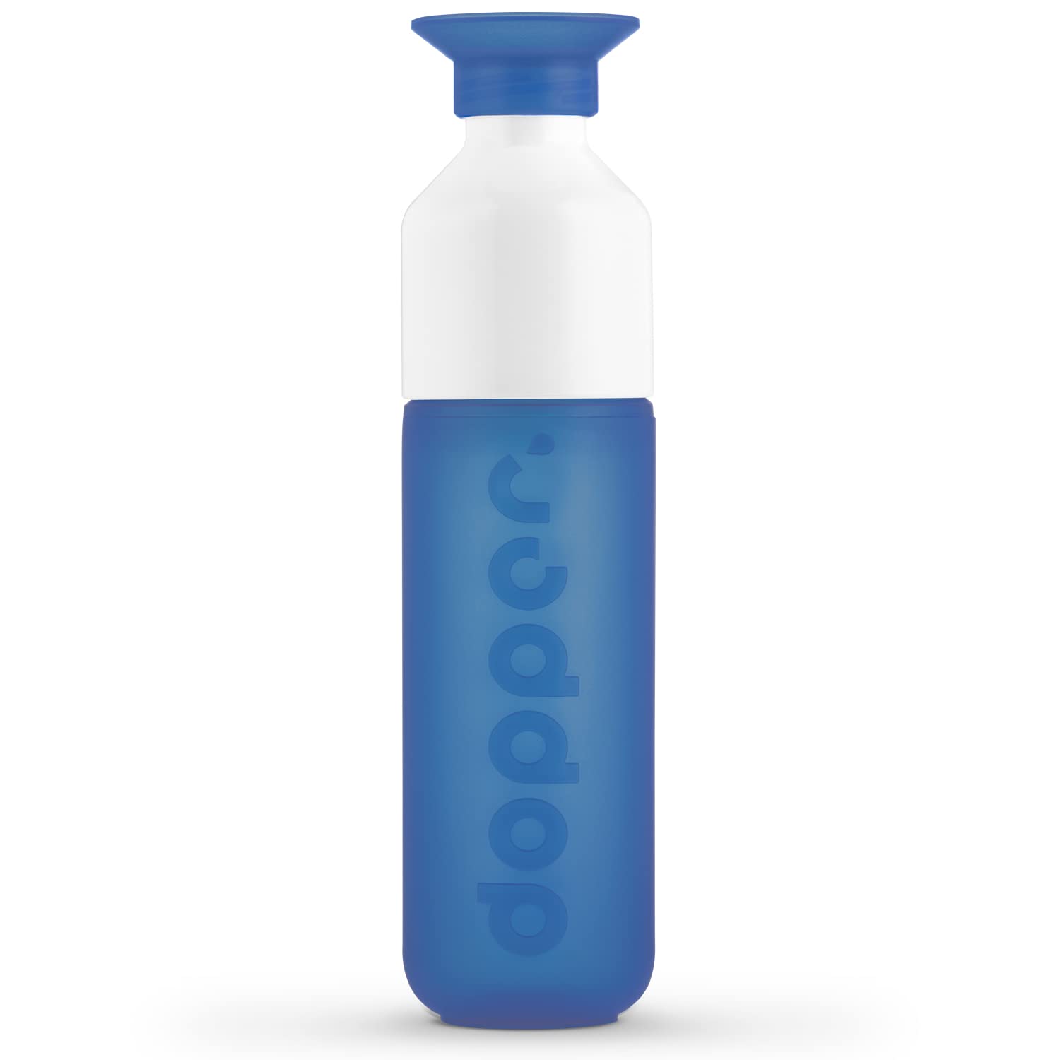 Dopper Original drinking bottle Pacific Blue 450ml - BPA-free bottle, leak-proof, reusable, slim, lightweight - water bottle for sports, fitness, school, outdoor & office