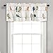 Lush Decor Rowley Birds Light Filtering Valance, Single Panel, 52