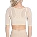 Shymay Women's Shapewear Tops Wear Your Own Bra Short Sleeve Slim Crop Top Shaper, Nude1, Tag Size 2XL=US Size Medium