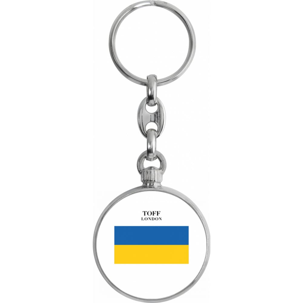Toff London Ukraine Flag Keyring