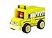 Wonderworld Unique Design Mini Toy Yellow - Imaginative Play Toy School Bus, Real Rubber Tires + Bonus Driver Included