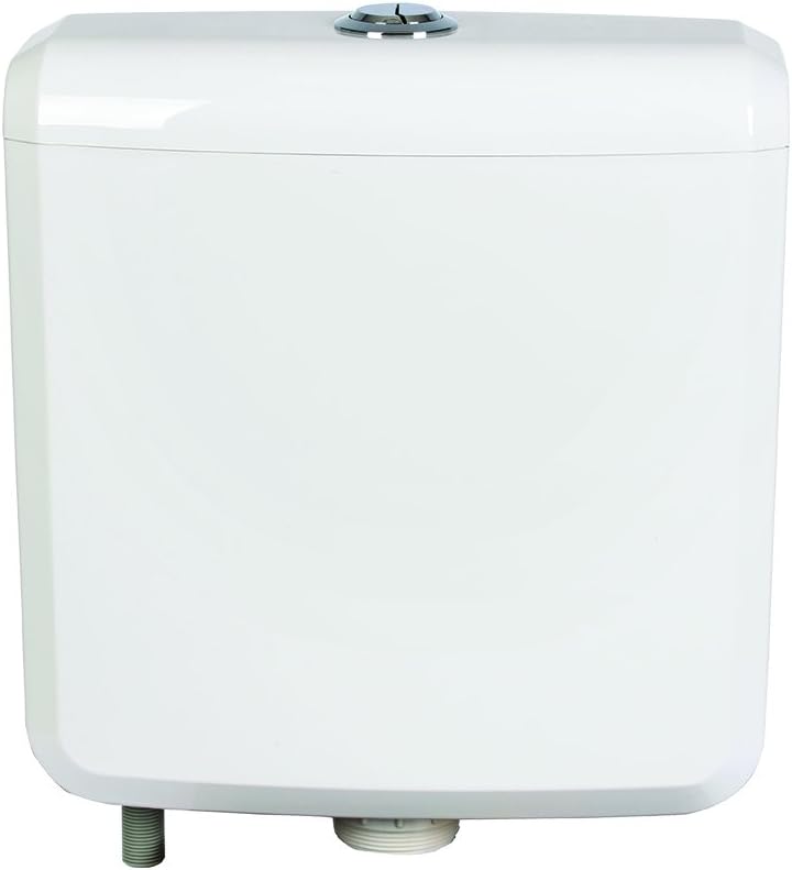 FLUSHDADDY CIST10 Top Dual Flush Cistern Bottom Entry, 6 Litre, Multi-colour