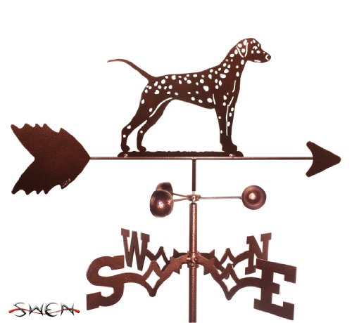Hand Made DALMATIAN Dog GARDEN Stake Weathervane ~NEW~