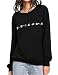 Women's Casual Long Sleeve Letter Print primary