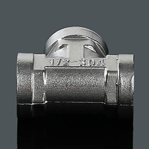 lehao397 3 Way Diverter Water Pipe Tee T Shape Adapter Connector for Angle Valve Hose, Bath Shower Arm Fittings,1#