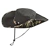 ZPbliss-Outdoor-Bucket-Fishing-Boonie-Hat-Summer-UV-Protection-Sun-Cap-with-Chin-Strap-and-Removable-Top