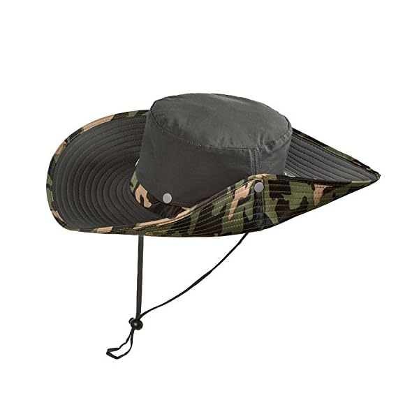 ZPbliss-Outdoor-Bucket-Fishing-Boonie-Hat-Summer-UV-Protection-Sun-Cap-with-Chin-Strap-and-Removable-Top