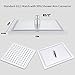 12 Inch Shower Head, Qunlife Rain Shower Head 360 Degree Adjustable High Pressure Shower Head, Ultra Thin Rainfall Showerhead with Self-Cleaning Silicone Nozzle for Bathroom & Hotel (12 inch Square)