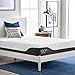 LUCID 10 Inch Latex Hybrid Mattress - Responsive Latex Foam and Encased Springs - Medium Firm Feel - Motion Isolation - Edge Support - Gel Infused - Pressure Relief - Bed in a Box - Full Size