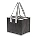 Planet E Reusable Grocery Shopping Bags – Large Collapsible Boxes With Reinforced Bottoms Made of Recycled Plastic (Pack of 3)