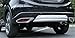 Yingchi 2Pcs Chrome Rear Fog Light Lamp Frame Cover Trim Strip for Honda HRV HR-V 2016 2017 2018