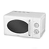 Tower-T24017-Manual-Solo-Microwave-with-6-Power-Levels-30-Minute-Timer-Defrost-Function-Stainless-Steel-Interior-800-W-20-liters-White Tower T24017 20L Manual Microwave with 800W Power Output and 30 Minute Timer, Stainless Steel,White