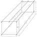 12' High X 12' Wide X 55' Long Batting Cage Net, #36 Polypro Netting, Rope Bordered with Door