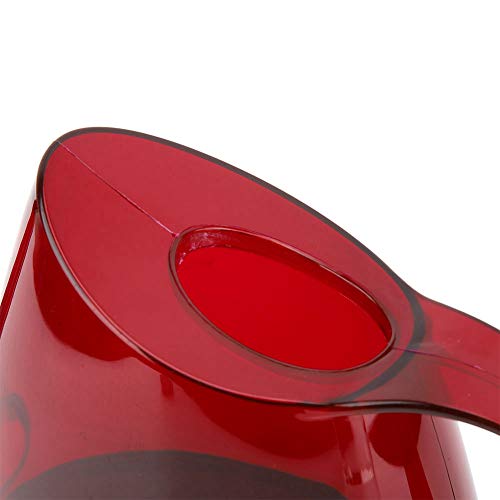 Jeffergarden Fashionable Uncovered Garden Sprayer with Long-Spout Candy-Colored Watering Can 1.2L(Red)