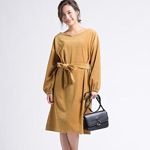 Amazon リップスター Lipstar カットコールワンピース キャメル M 2 ワンピース チュニック 通販