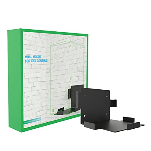 ELESKY Xbox series X Wall Mount, Storage Rack Game Bracket AntiSlip