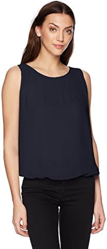 max studio bubble hem blouse