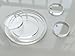 MEYA Set of 15pcs High Clear Blank Acrylic Discs ,Acrylic Round Sheet With Hole 1/8