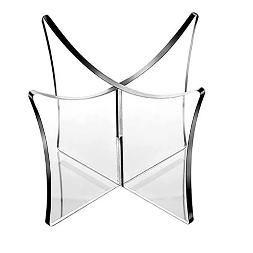 HREDZEO Football Display Stand,Acrylic Basketball Stand Rugby Ball Stand Clear Football Holder Sport Ball Display Case for Home School 12 * 12 * 6.4CM