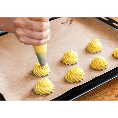 12" x 16" (100 PCS) Parchment Paper Baking Sheets,Non-Stick Precut Baking Parchment for Baking Grilling Air Fryer Steaming Bread Cup Cake Cookie and More (Unbleached)