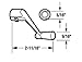 Prime-Line Painted Bronze Zinc Single-Arm Casement Operator Crank Handle For Universal