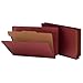 Smead 100% Recycled End Tab Pressboard Classification File Folder with SafeSHIELD Fasteners, 1 Divider, 2