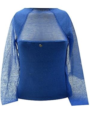 Guess Lady Women's Sheer Cutout Long Sleeve Sweater