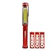 Nebo Red Big Larry Flashlight Handheld Lantern Work Task Light Magnetic Red Flashing (D132)