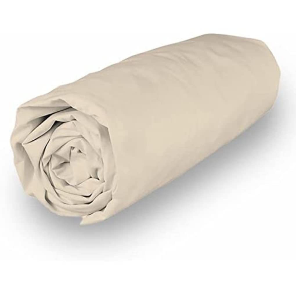 D.H.160 x 200 Percale, Off-White