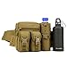 Huntvp Tactical Waist Pack Pouch With Water Bottle Pocket Holder Waterproof Molle Fanny Hip Belt Bag