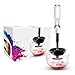 Uniqcare Electric Makeup Brush Cleaner and Dryer- Professional, Automatic, Mess-free, Quick and Easy Cleaning- Fits most cosmetic make up brushes- Better Skin Care!! (white)