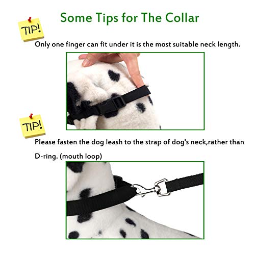 wintchuk Dog Head Collar with Padded Leather, Head Harness Stops Dog Pulling, Head Leash(M, Black)