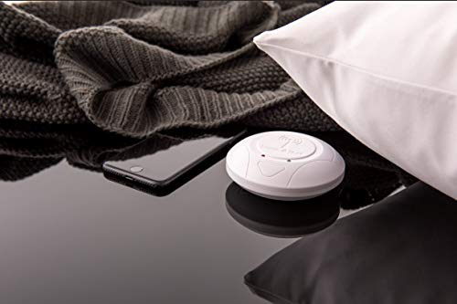 Vibration Alarm, Loud Alarm Clock with Bed Shaker, Extra Loud Alarm Clock with Bed Shaker, Vibrating Alarm Clock for Heavy Sleepers, Wireless Alarm, Vibration Wake Up Alarm, Deaf and Hard of Hearing