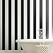 York Wallcoverings DK5994 Disney Kids Silk Stripe Removable Wallpaper, Black/White