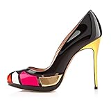 Onlymaker Women's High Heel Glitter Pumps?