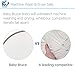Waterproof Changing Pad Liners, Soft Bamboo Terry with Padded Backing - 3 Pack - White