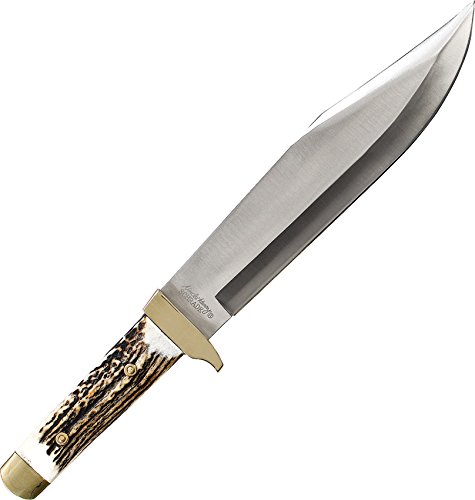 Uncle Henry Bowie w-Stag Handle. 7Cr17MoV Steel.