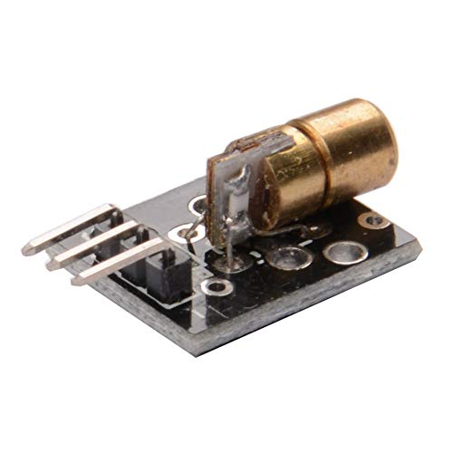 10pcs/lot KY-008 3pin 650nm Red Laser Transmitter Dot Diode Copper Head Module for arduino DIY Kit - Thumbnail 4