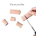 Makhry 4pcs Adjustable Cuttable Gel Toe and Finger Cap Lined Gel Toe Covers Sleeves Ribbed Knit Toe Caps Digital Caps (XL)
