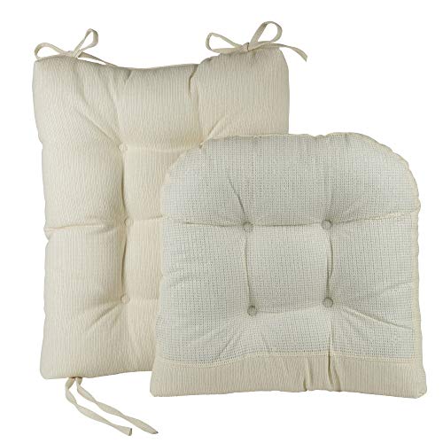 Klear Vu NonSlip Omega Rocking Chair Cushions Set, Seat and SeatBack